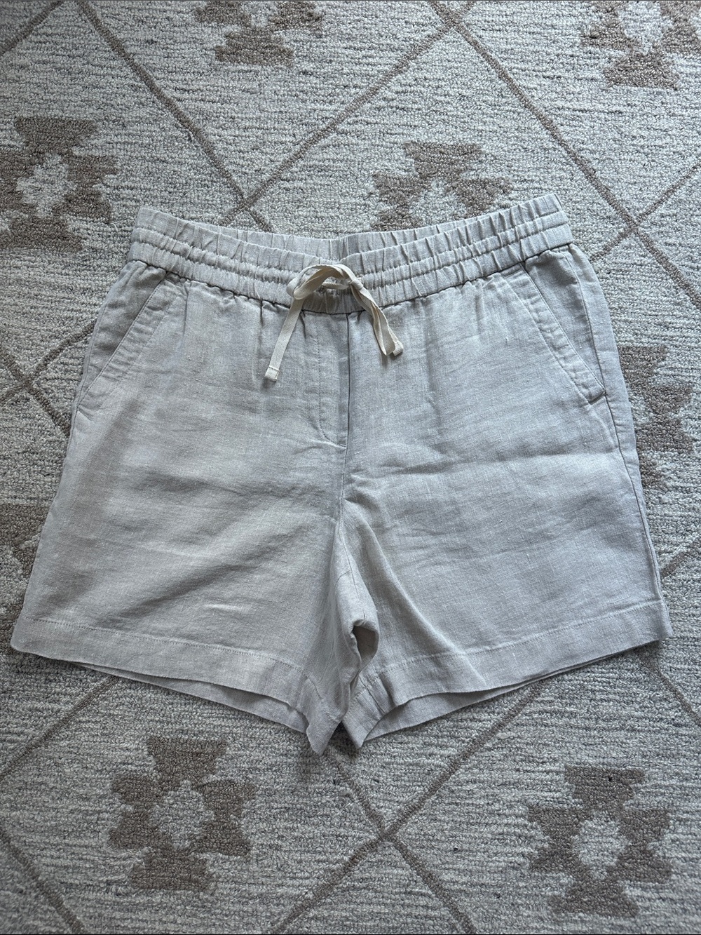 Talbots Drawstring Linen Shorts